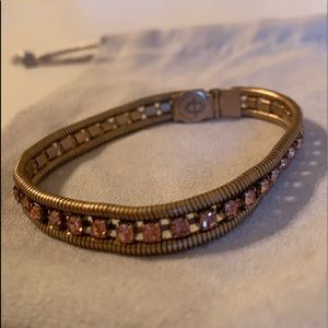 Loren Hope Clara Mini Bracelet in Peach